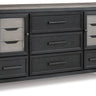 Foyland - Dresser, Mirror Dark Brown Dressers by Signature Design by Ashley® | Bel Furniture
