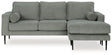 Hazela - Charcoal - Sofa Chaise by Signature Design by Ashley® | Bel Furniture