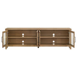 Brenham - 79" 4-Door TV Stand Media Console - Washed Oak