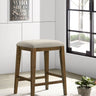Sasha - 17" Counter Height Stool With Upholstered Seat by Lilola Home | Bel Furniture