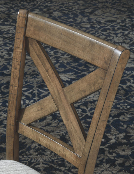 Moriville - Beige - Dining UPH Side Chair (Set of 2) by Signature Design by Ashley® | Bel Furniture