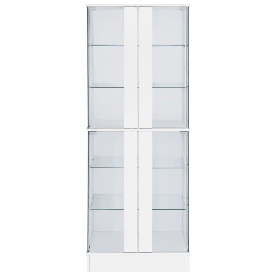 Cabra - 4-door LED Curio Display Cabinet