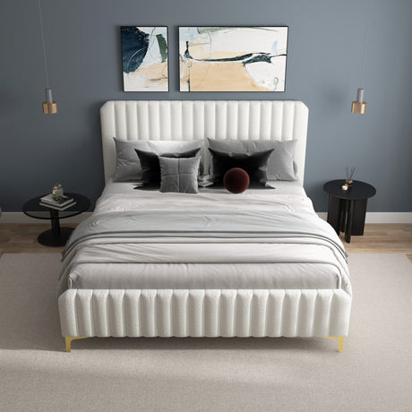 Valery - Upholstered Platform Bed - view 5