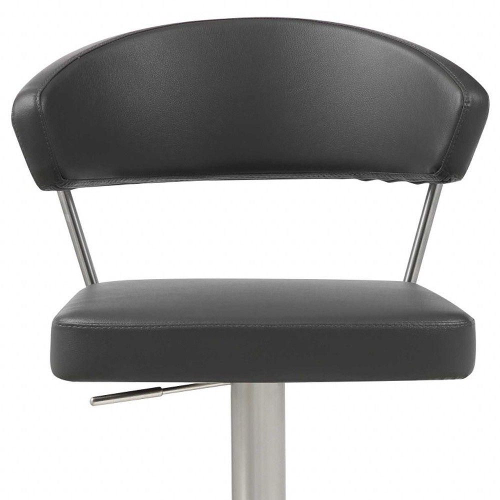 Stainless Steel Bar Chair - Black / Silver