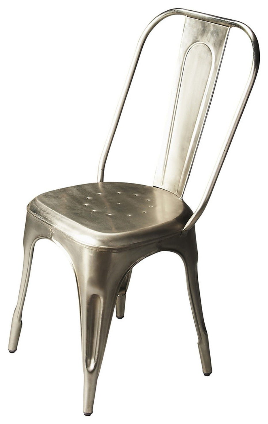 Iron Side Chair - Silver