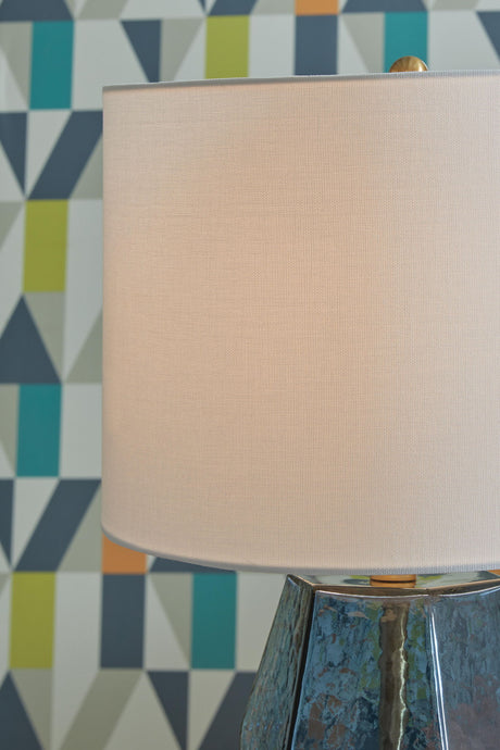 Tallow - Glass Table Lamp - Blue - view 5