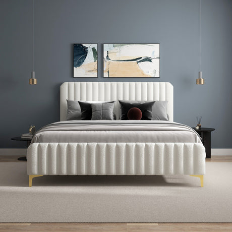 Valery - Upholstered Platform Bed - view 6