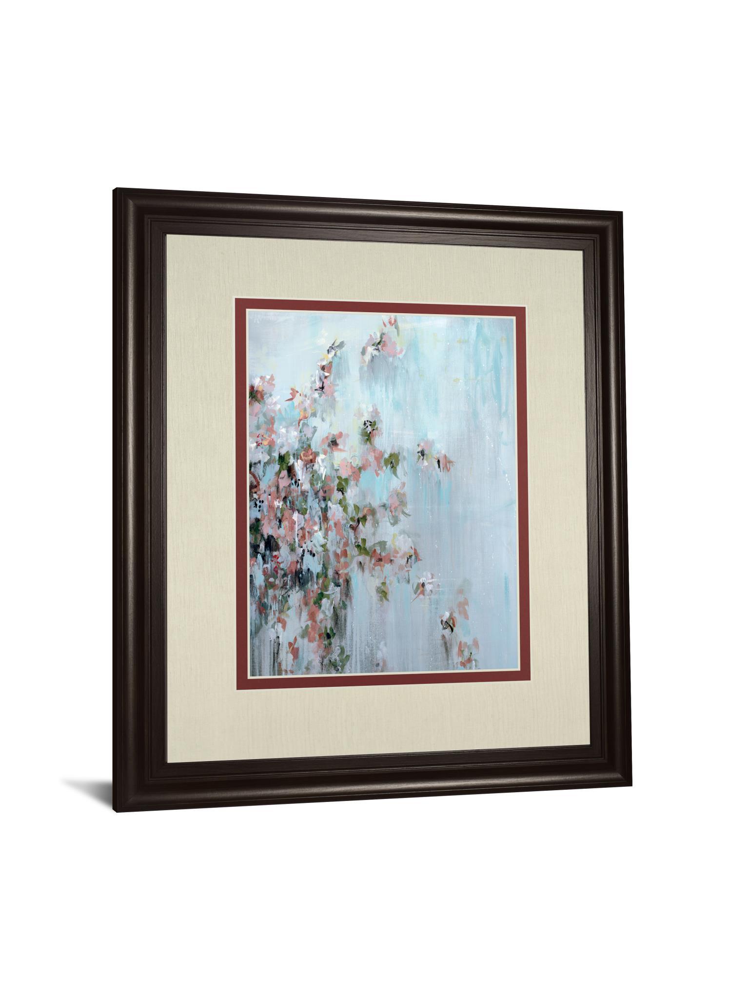 Wilting Away By Macy Cole - Framed Print Wall Art - Blue