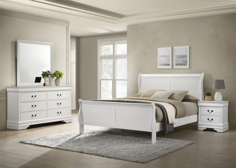 Louis Philippe - Bedroom Set White by Coaster Fine Furniture | Bel Furniture