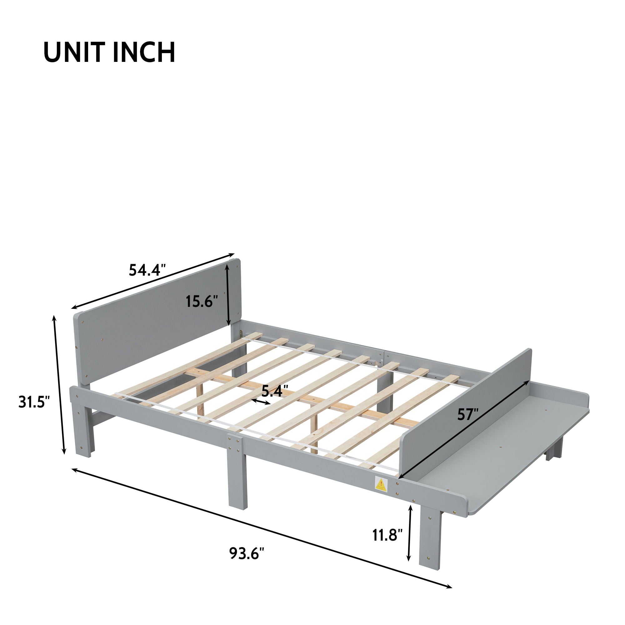 Bed With Footboard Bench