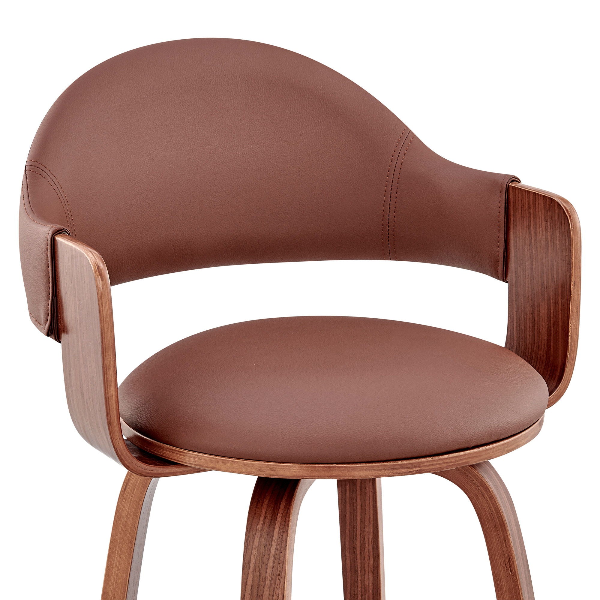 Swivel Low Back Counter Height / Bar Chair - Brown