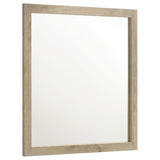 Oakglen - Dresser Mirror - Weathered Oak by Coaster Fine Furniture | Bel Furniture