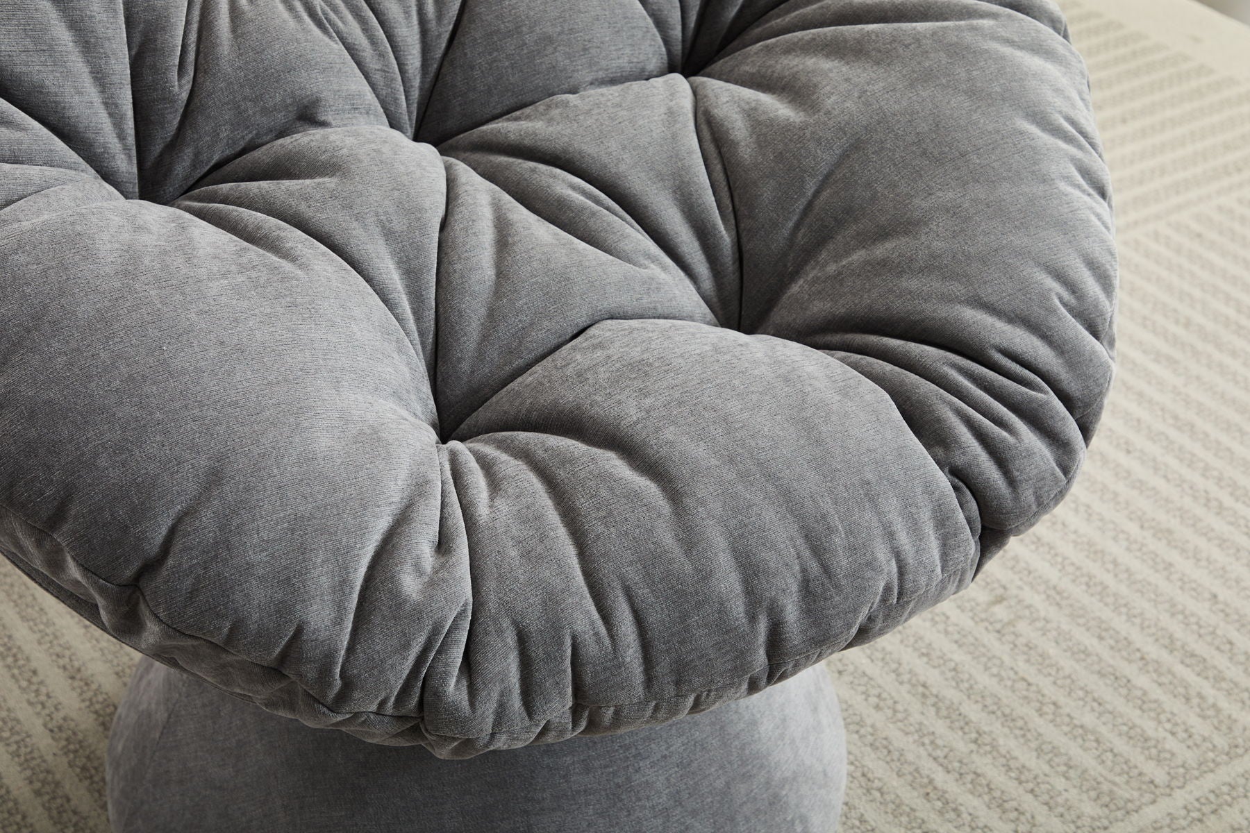 Oversized Swivel Accent Chair, 360 Swivel Barrel Chair, Papasan Chair For Living Room Bedroom