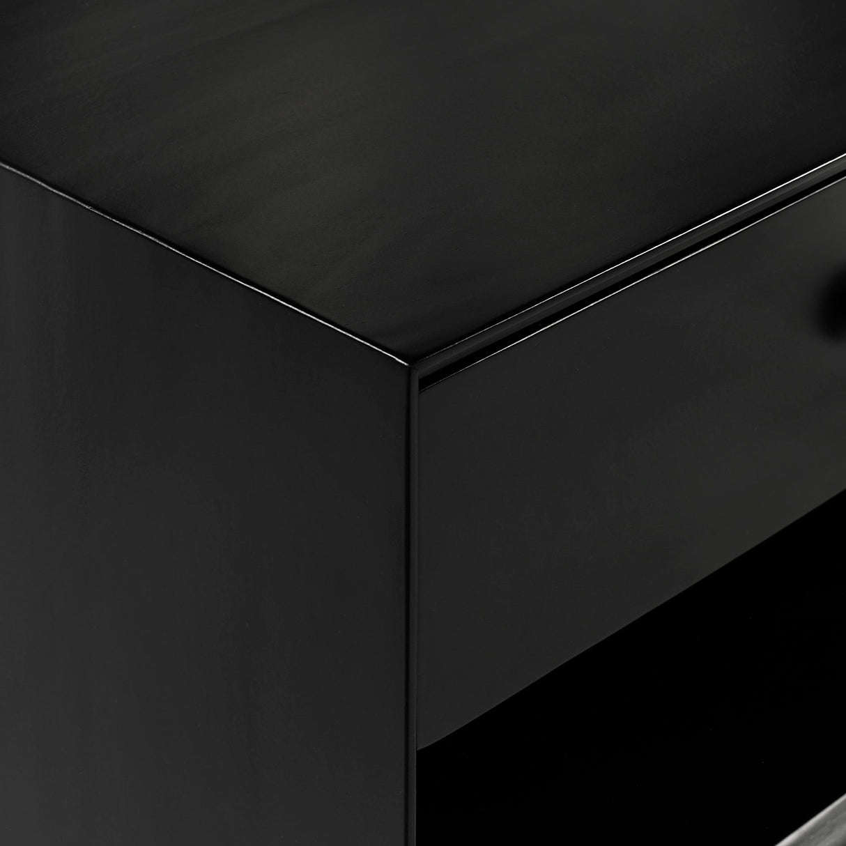 Mid-Century Modern Single Drawer Solid Wood Nightstand by Walker Edison | Bel Furniture