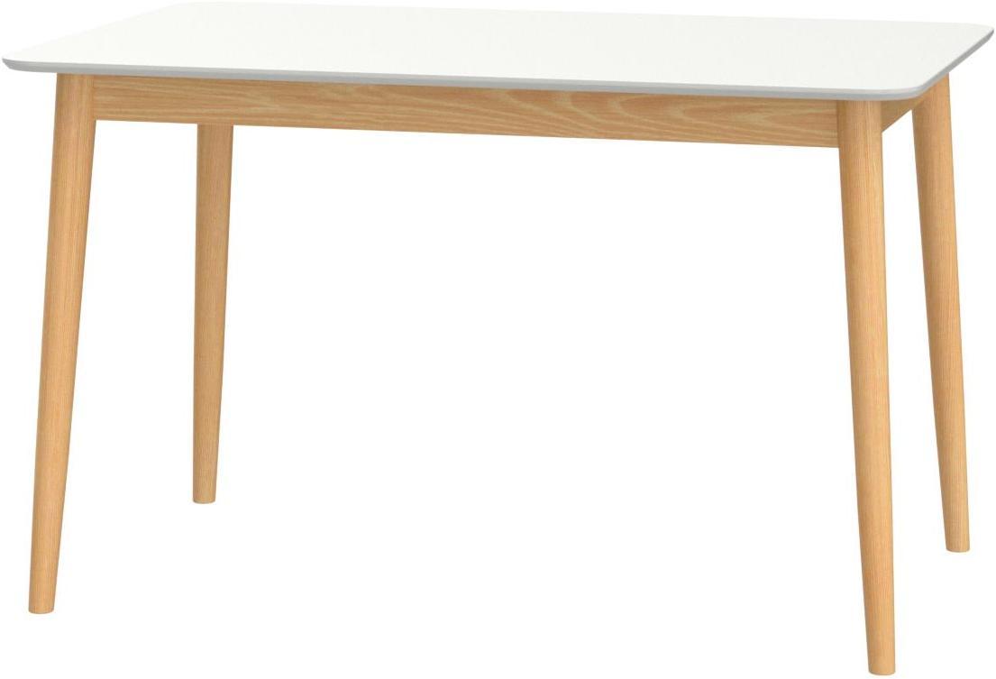 Modern Wood Dining Table - White