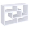 Velma - Multipurpose TV Stand And Bookshelf White by CoasterEveryday | Bel Furniture