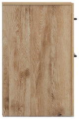 Hyanna - Tan Brown - Two Drawer Night Stand by Signature Design by Ashley® | Bel Furniture