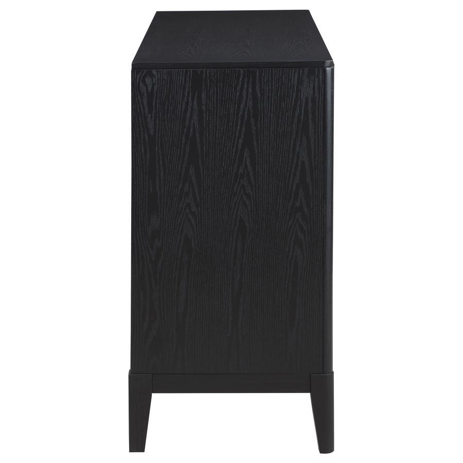 Brookmead - 4 Door Sideboard Buffet Storage Cabinet - Black