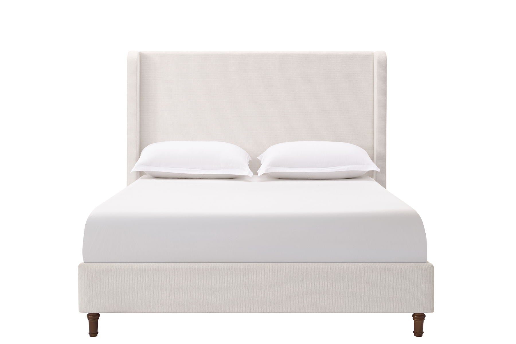 Harper - Tall Headboard Upholstered Bed / High Headboard / Elegant Simplicity / No Box Spring Needed