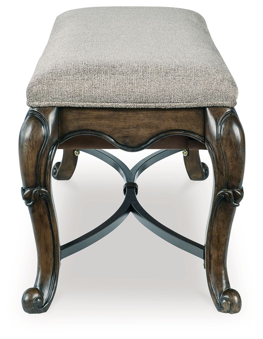 Maylee - Dark Brown - 11 Pc. - Dining Extension Table, 4 Side Chairs, 2 Arm Chairs, Storage Bench, Buffet And Hutch by Signature Design by Ashley® | Bel Furniture