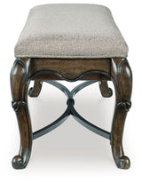 Maylee - Dark Brown - 11 Pc. - Dining Extension Table, 4 Side Chairs, 2 Arm Chairs, Storage Bench, Buffet And Hutch by Signature Design by Ashley® | Bel Furniture