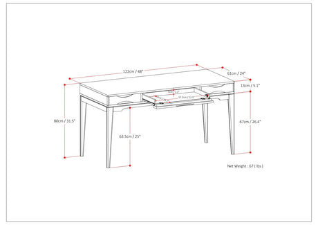 Harper - Handcrafted Desk - view 25