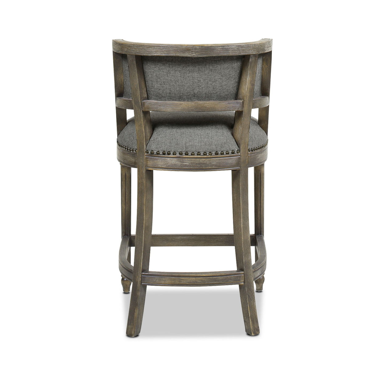 Paris - Farmhouse Counter Height Bar Stool With Backrest by Jennifer Taylor Home | Bel Furniture