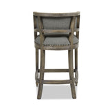 Paris - Farmhouse Counter Height Bar Stool With Backrest by Jennifer Taylor Home | Bel Furniture