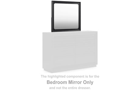 Londer - Black - Bedroom Mirror by Millennium® by Ashley | Bel Furniture