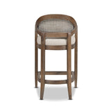 Americana - Mid-Century Modern Cane Back Counter Stool