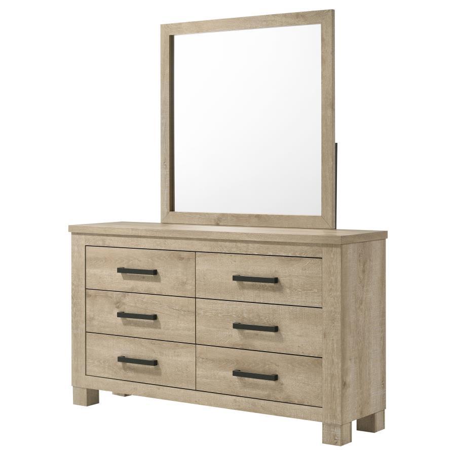 Oakglen - 6-Drawer Bedroom Dresser by Coaster Fine Furniture | Bel Furniture