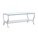 Saide - Rectangular Glass Top Table