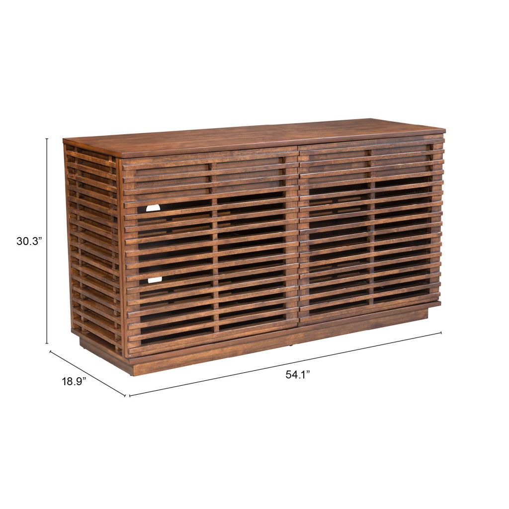 Modern Retro, Grooves TV Media Center - Walnut