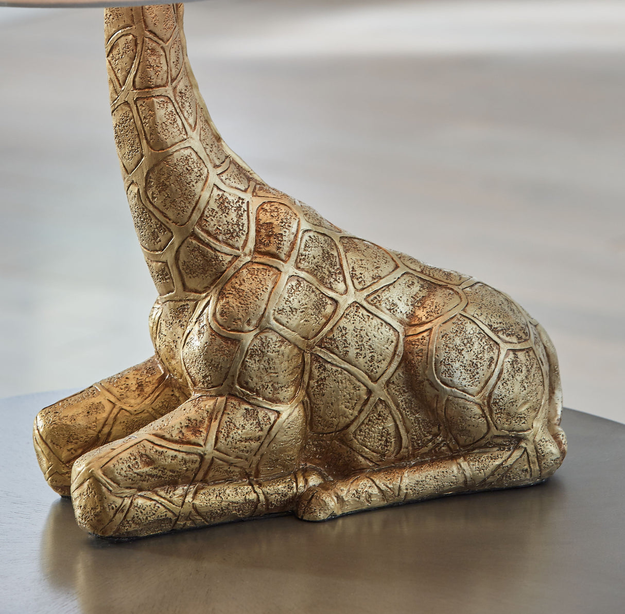 Ferrison - Gold Finish - Poly Table Lamp by Signature Design by Ashley® | Bel Furniture