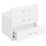 Danbury - 3-Drawer Makeup Vanity & Stool Set by Coaster Fine Furniture | Bel Furniture