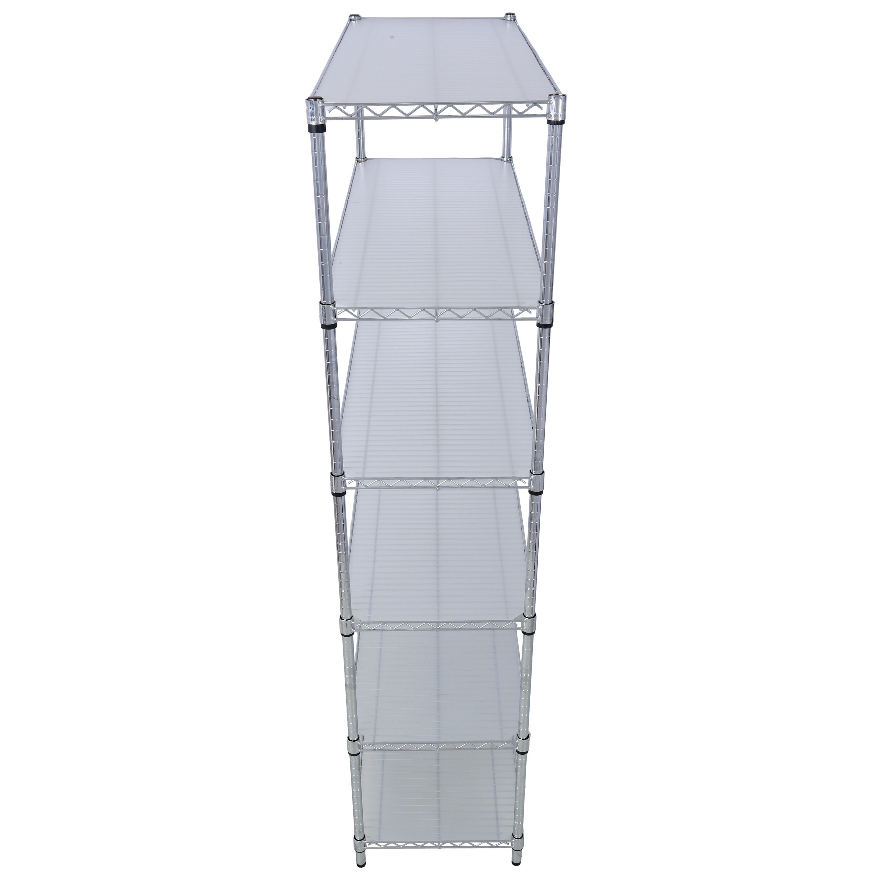 6 Tier 6000Lbs Capacity Nsf Metal Shelf Wire Shelving Unit, Heavy Duty Adjustable Storage Rack With Wheels & Shelf Liners For Commercial Grade Utility Steel Storage Rack