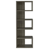 Joey - 5-tier Alternating Boxes Design Bookcase by CoasterEveryday | Bel Furniture