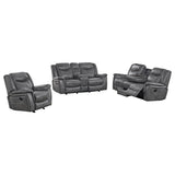 Conrad - Upholstered Padded Arm Motion Sofa Set
