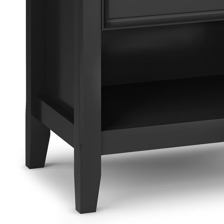 Amherst - Bedside Table, Handcrafted by Simpli-Home | Bel Furniture