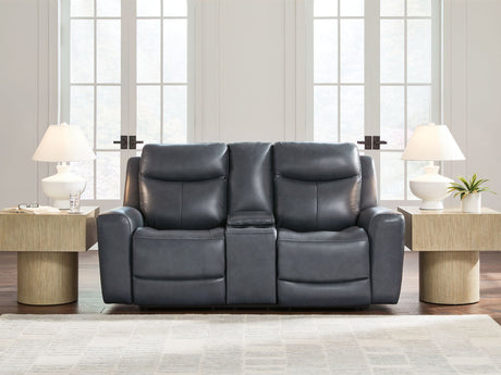 Bexhurst - Power Reclining Loveseat With Console / Adjustable Headrest - view 11