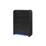 Beverly - Chest, LED Lighting - White / Black