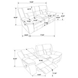 Greer - Upholstered Motion Reclining Loveseat