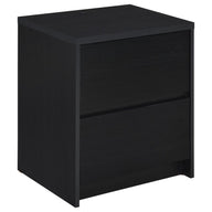 Westpark - 2-Drawer Nightstand LED Lights And USB Black by Coaster Fine Furniture | Bel Furniture