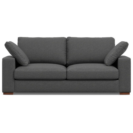 Charlie - Deep Seater Sofa Dark Gray 40"W x 78"D x 32"H by Simpli-Home | Bel Furniture