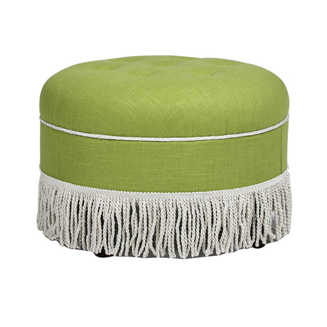 Yolanda - Round Upholstered Accent Ottoman - view 31