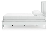 Bostwick Shoals - King Panel Bed With Framed Footboard - White