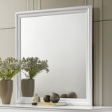 Louis - Philippe Dresser Mirror - White by Coaster Fine Furniture | Bel Furniture