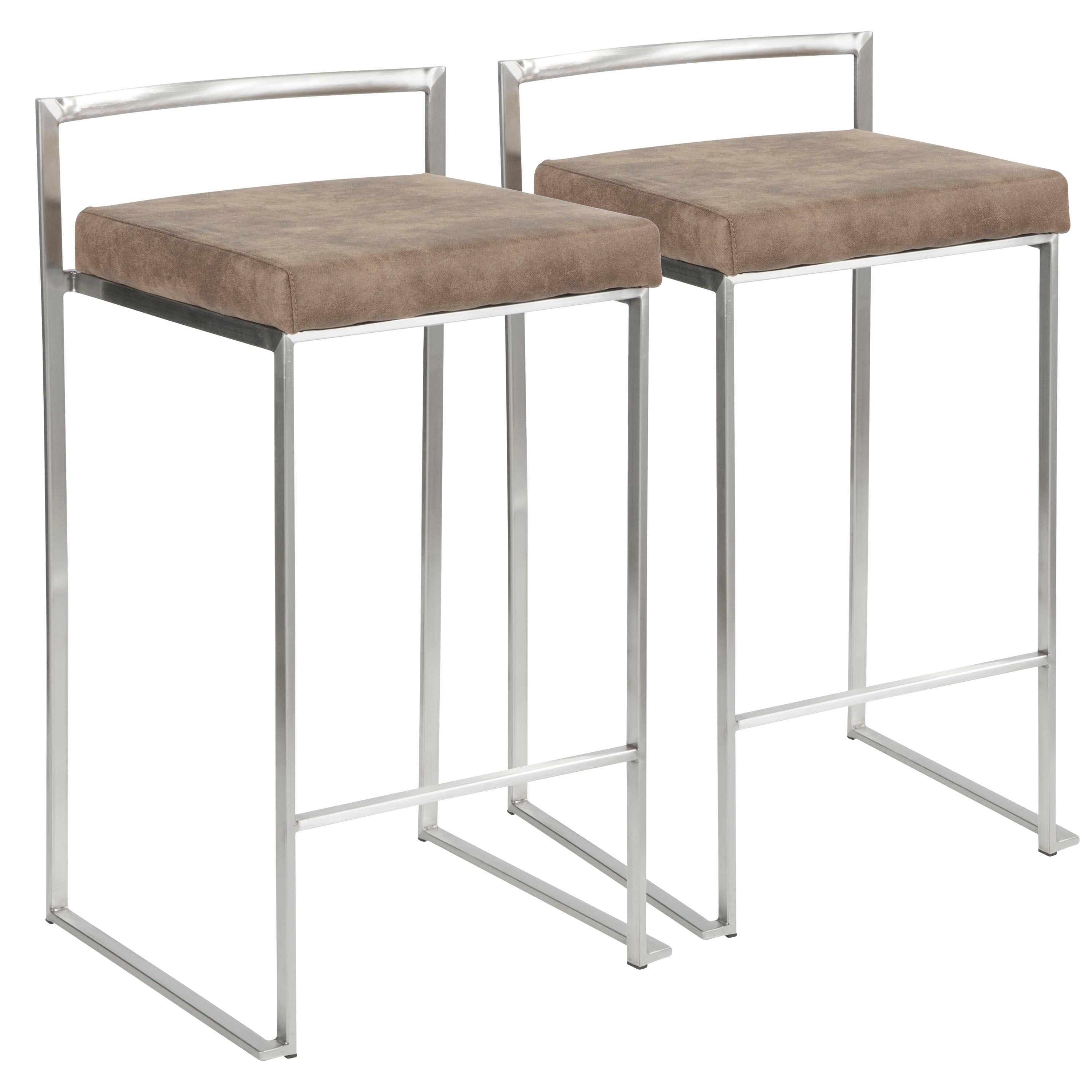 Fuji - Contemporary Elegant Stackable Counter Stool Set