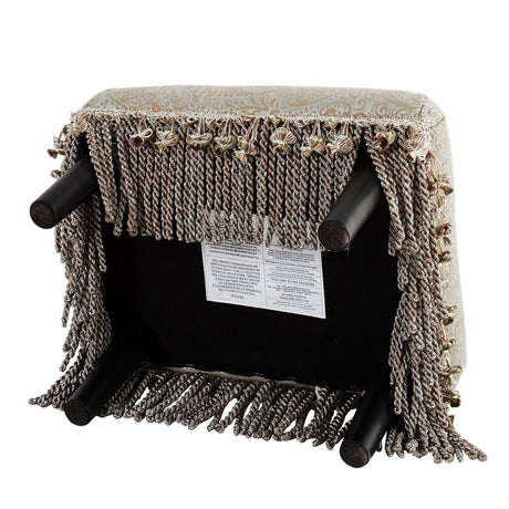 Fiona - Handcrafted Accent Footstool Ottoman - view 11