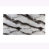 Stacey - Buffet With Storage Drawers And Marble Detailing - Black / Marble